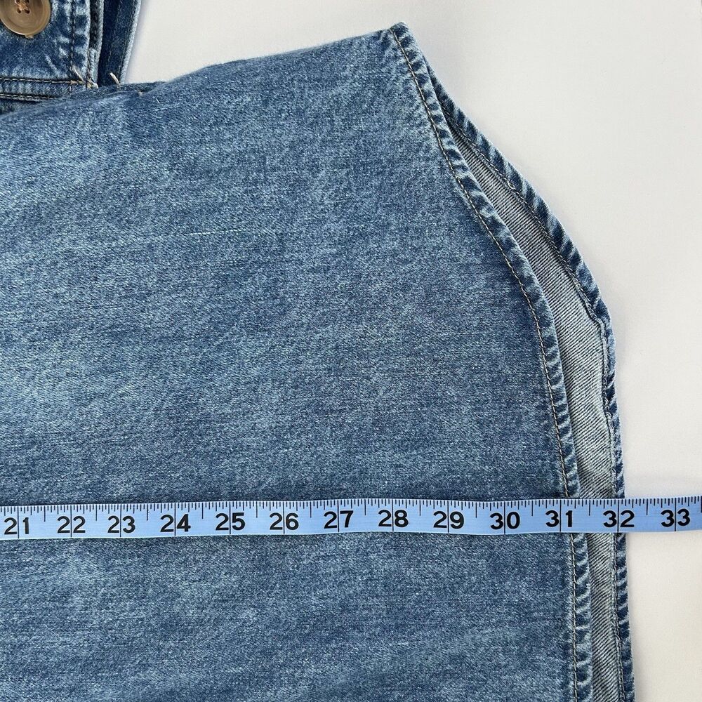 Classic Blue Denim Jacket - Women's Button-Front Jacket - Picture 8 of 11
